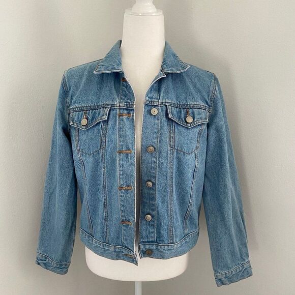 Medium Washed Denim Jacket - Picture 1 of 4